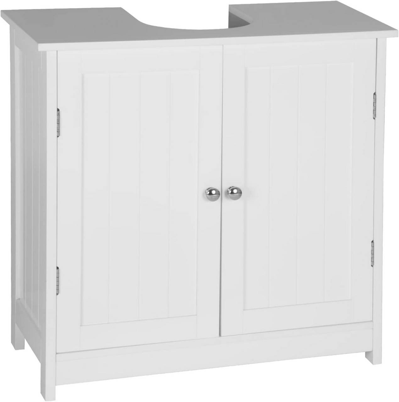 Waschbeckenunterschrank mit 2 Türen, 60 × 60 × 30 cm